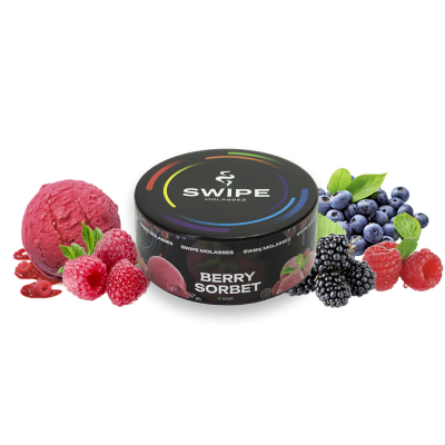 Кальянная смесь Swipe Berry Sorbet (Ягодный сорбет, 100 г)