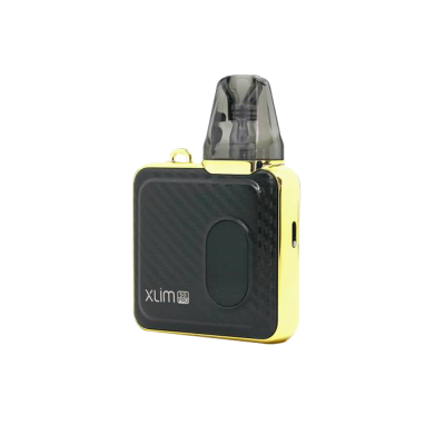 OXVA Xlim SQ Pro Kit 1200 Gold Carbon (Чорно-золотистий, з картриджем) Багаторазовий POD