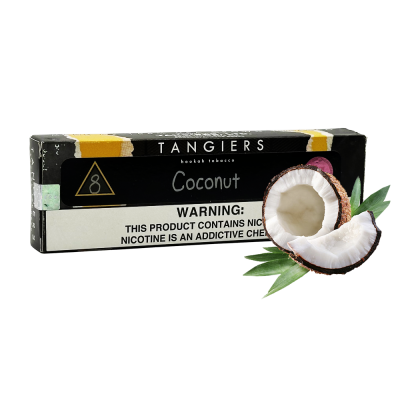 Табак Tangiers Noir №8 Coconut (Кокос, 250 г) Чёрная упаковка