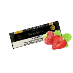 Тютюн Tangiers Noir №3 Strawberry (Полуниця, 100 г) Чорна упаковка