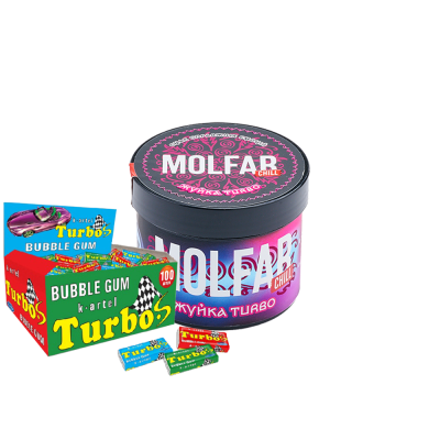 Табак Molfar Chill Line Жвачка Turbo (Жвачка Турбо, 40 г)
