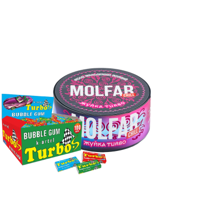 Табак Molfar Chill Line Жвачка Turbo (Жвачка Турбо, 100 г)
