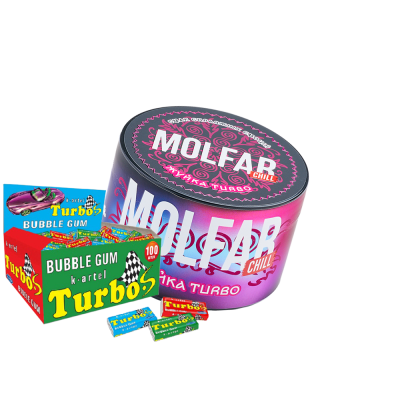 Табак Molfar Chill Line Жвачка Turbo (Жвачка Турбо, 200 г)