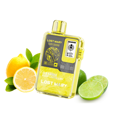 Lost Mary OS12000 Fizzy Lemon Lime (Шипучий Лимон Лайм) Одноразовый POD