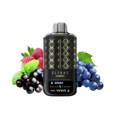 Elf Bar 25000 Combo Blackcurrant Raspberry & Grape (Черная Смородина Малина Виноград) Одноразовый POD