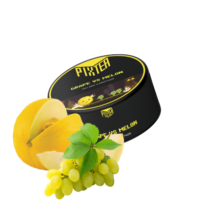 Кальянная чайная смесь Pixtea Grape Vs Melon (Грейп вс Мелон, 100 г)