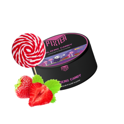 Кальянна чайна суміш Pixtea Aliens Candy (Елієнс Кенді, 100 г)