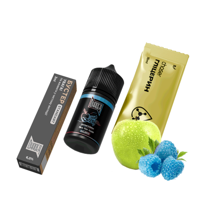 Набір для самозамішування Chaser Black Blue Razz Apple Ultra (Блю Разз Епл, 65 мг, 30 мл)