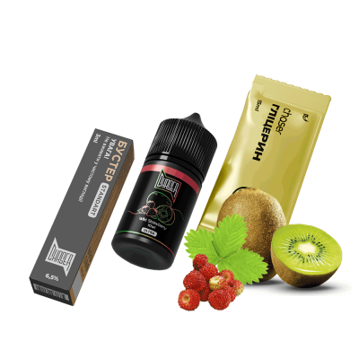 Набір для самозамішування Chaser Black Kiwi Wild Strawberry Ultra (Ківі Суниця, 65 мг, 30 мл) 25339 Набір для самозамішування Chaser Black Kiwi Wild Strawberry Ultra (Ківі Суниця, 65 мг, 30 мл)