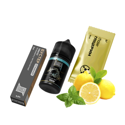 Набір для самозамішування Chaser Black Lemon Mint Ultra (Лимон М'ята, 65 мг, 30 мл) 25340 Набір для самозамішування Chaser Black Lemon Mint Ultra (Лимон М'ята, 65 мг, 30 мл)
