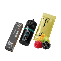 Набор для самозамеса Chaser Black Triple Raspberry Ultra (Трипл Распберри, 65 мг, 30 мл)