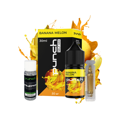 Набір для самозамішування Punch Banana Melon (Банан Диня, 50 мг, 30 мл)
