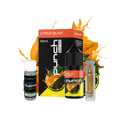 Набір для самозамішування Punch Citrus Blast (Апельсин Лимон Мандарин, 50 мг, 30 мл)