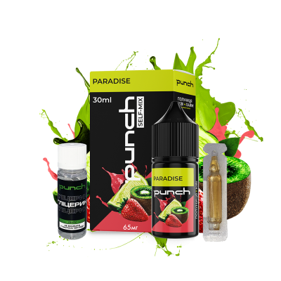 Набір для самозамішування Punch Paradise (Ківі Полуниця Лайм, 65 мг, 30 мл)