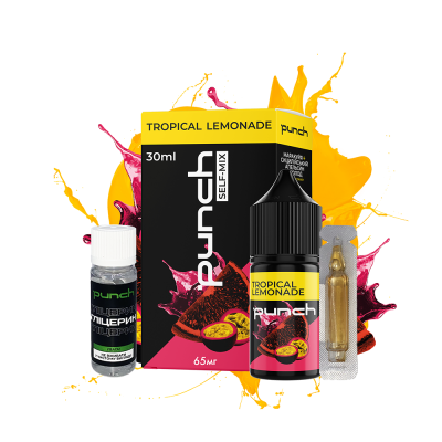 Набір для самозамішування Punch Tropical Lemonade (Апельсин Маракуя Холод, 65 мг, 30 мл)