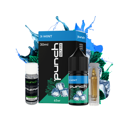 Набір для самозамішування Punch X-Mint (М'ята, 65 мг, 30 мл)