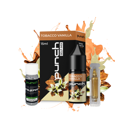 Набір для самозамішування Punch Tobacco vanilla (Ваніль Тютюн, 50 мг, 15 мл)