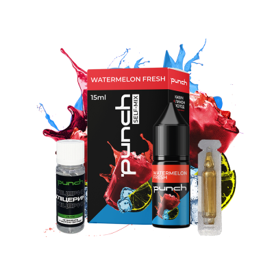 Набор для самозамеса Punch Watermelon Fresh (Арбуз Лимон Холод, 50 мг, 15 мл)
