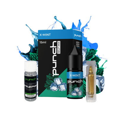 Набір для самозамішування Punch X-Mint (М'ята, 50 мг, 15 мл)