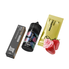 Набір для самозамішування Chaser Lux Strawberry Cream (Полуниця Вершки, 65 мг, 30 мл)