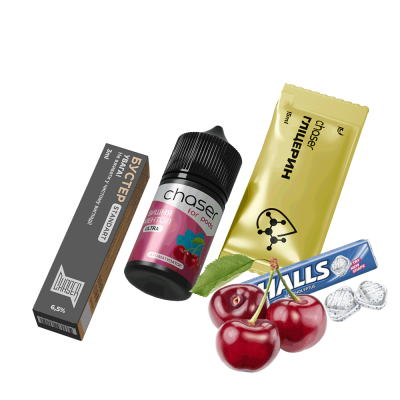 Набор для самозамеса Chaser Cherry Menthol Ultra (Вишня Ментол, 65 мг, 30 мл)