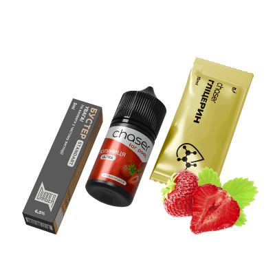 Набір для самозамішування Chaser Strawberry Ultra (Полуниця, 65 мг, 30 мл)