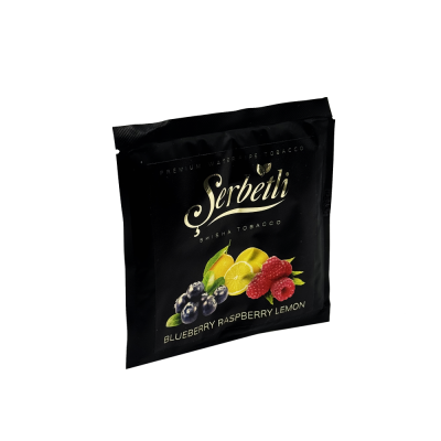 Тютюн Serbetli Blueberry Raspberry Lemon (Чорниця Малина Лимон, 100 г)