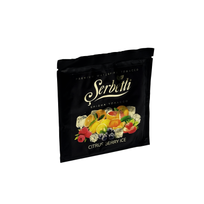 Тютюн Serbetli Citrus Berry Ice (Цитрус Ягоди Лід, 100 г)