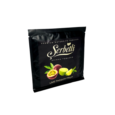 Тютюн Serbetli Lime Passion fruit (Лайм Маракуя, 100 г)