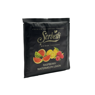 Тютюн Serbetli Raspberry Watermelon Lemon (Малина Арбуз Лимон, 100 г)