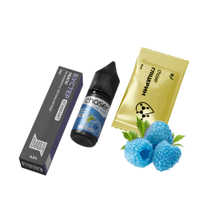 Набір для самозамішування Chaser Blue Raspberry Ultra (Блакитна Малина, 65 мг, 10 мл)