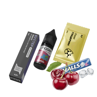 Набір для самозамішування Chaser Cherry Menthol Ultra (Вишня Ментол, 65 мг, 10 мл)