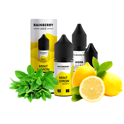 Набір для самозамішування Flavorlab Rainberry Juice Mint Lemon (М'ята Лимон, 65 мг, 30 мл)