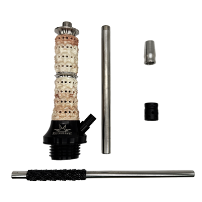 Кальян Sunrise Windskull Lite Black (чёрный, полный комплект)