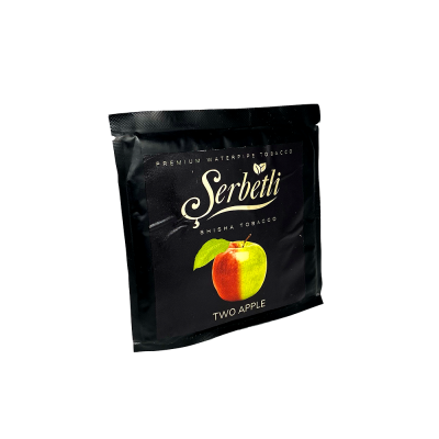 Тютюн Serbetli Two Apple (Подвійне Яблуко, 100 г)
