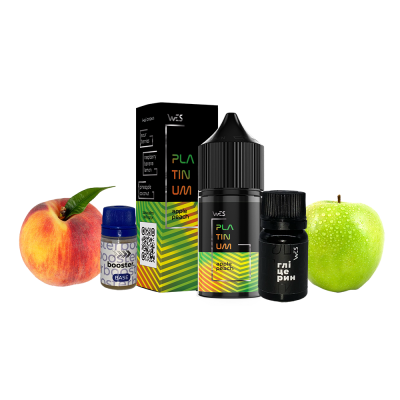Набір для самозамішування WES Platinum Apple Peach (Яблуко Персик, 50 мг, 30 мл)