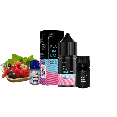 Набір для самозамішування WES Platinum Sour Berries (Кислі Ягоди, 50 мг, 30 мл)