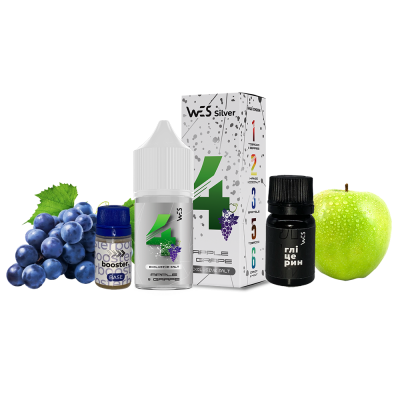 Набір для самозамішування WES Silver Apple&Grape (Яблуко Виноград, 50 мг, 30 мл)