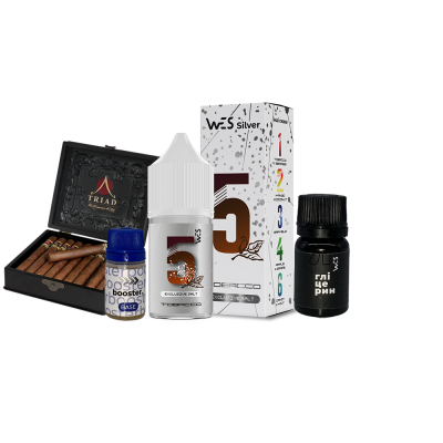 Набір для самозамішування WES Silver Tobacco (Тютюн, 50 мг, 30 мл)