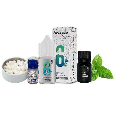Набор для самозамеса WES Silver Mint Candy (Мятные Леденцы, 50 мг, 30 мл)