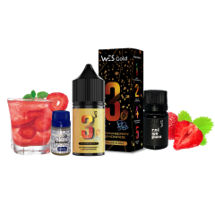 Набір для самозамішування WES Gold Strawberry Lemonade (Полуничний Лимонад, 50 мг, 30 мл)