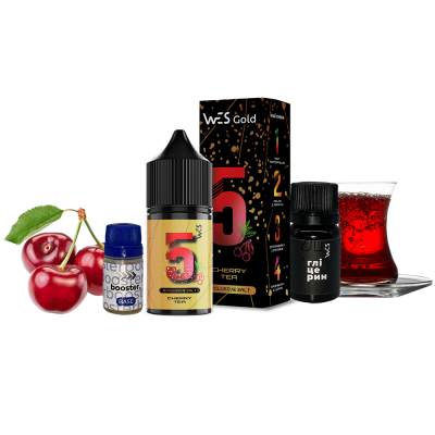 Набір для самозамішування WES Gold Cherry Tea (Вишневий Чай, 50 мг, 30 мл)
