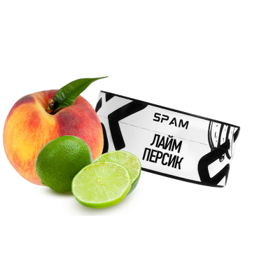 Табак Spam Лайм Персик (100 г)
