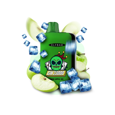 Elf Bar GH 23000 Green Apple Ice (Яблоко Лёд) Одноразовый POD