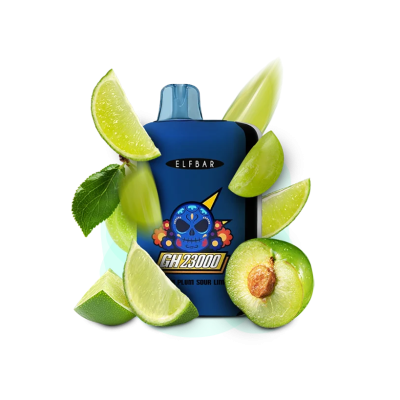 Elf Bar GH 23000 Green Plum Sour Lime (Слива Лайм) Одноразовий POD