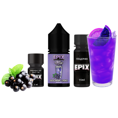 Набір для самозамішування Epix Black Currant Lemonade (Лимонад із чорної смородини, 50 мг 30 мл)