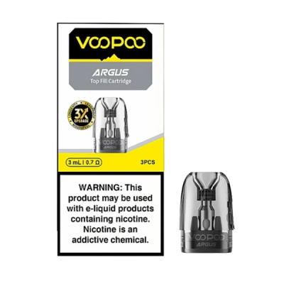 Картридж Voopoo Argus Pod Top Filling 0.7 Ом 3 мл Картридж Voopoo Argus Pod Top Filling 0.7 Ом 3 мл