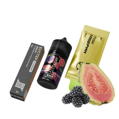 Набор для самозамеса Chaser Lux Blackberry Pink Guava (Ежевика Гуава, 50 мг, 30 мл)