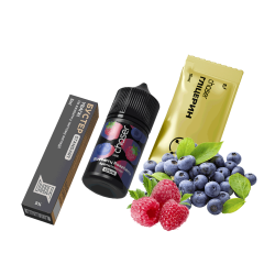 Набор для самозамеса Chaser Lux Blueberry Raspberry (Черника Малина, 50 мг, 30 мл)