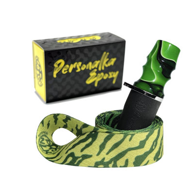 Персональный мундштук Personalka Epoxy Sakura (Салатовый с чёрным) S410 Персональный мундштук Personalka Epoxy Sakura (Салатовый с чёрным)